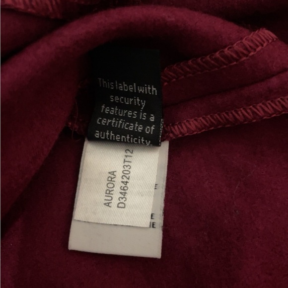 Diane Von Furstenberg Burgundy Wool Dress Womens Size 10 Side Zip 1/4 Sleeve - Picture 7 of 13